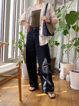 「アイテム（キャミソール）」を使った、OKEIさん（レディース・159cm・30代）の夏コーディネート