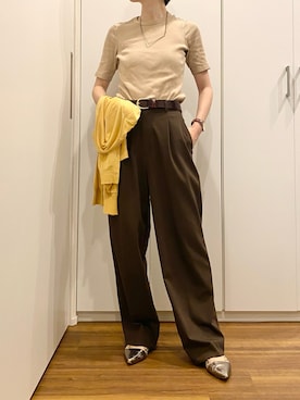 「アイテム（パンプス）」を使った、OKEIさん（レディース・159cm・30代）の夏コーディネート