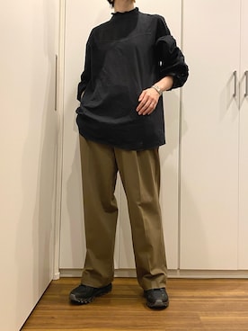 「NEW BALANCE（ニューバランス）のアイテム」を使った、OKEIさん（レディース・159cm）の夏コーディネート