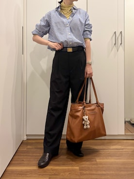 おけいさん（骨格ナチュラル・レディース・159cm）の秋コーディネート
