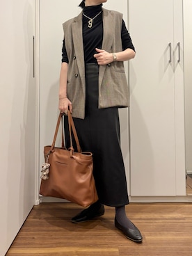 おけいさん（骨格ナチュラル・レディース・159cm）の秋コーディネート