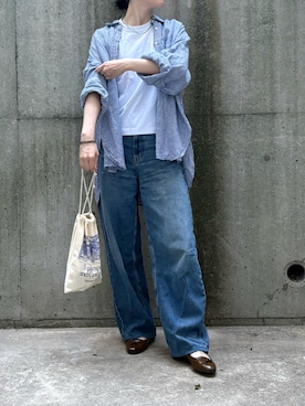 「アイテム（パンプス）」を使った、おけいさん（レディース・159cm）の秋コーディネート