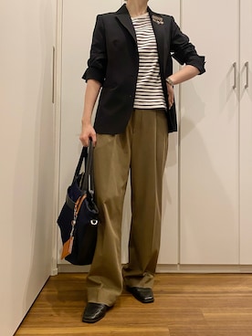 「アイテム（ローファー）」を使った、OKEIさん（骨格ナチュラル・レディース・159cm）の夏コーディネート