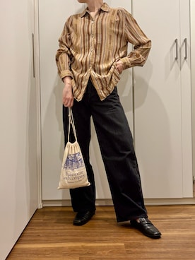 「ハンサムコーデ」｜おけいさん（レディース・159cm）の秋コーディネート