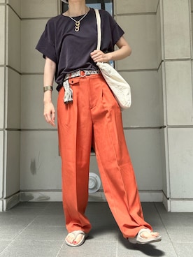 「アイテム（Tシャツ/カットソー）」を使った、OKEIさん（レディース・159cm・30代）の夏コーディネート
