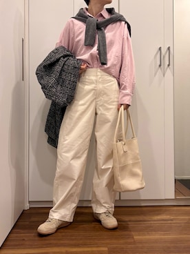 「Bonjour Sagan（ボンジュールサガン）のアイテム」を使った、おけいさん（レディース・159cm）の冬コーディネート