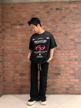「DANKE SCHON（ダンケシェーン）のアイテム」を使った、クウガさん（メンズ・174cm）の春コーディネート