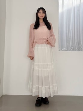「ORiental TRaffic（オリエンタルトラフィック）のアイテム（ローファー）」を使った、くるみさん（レディース・162cm）の秋コーディネート