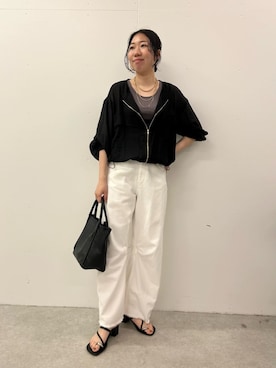 「Jena espace merveilleux（ジェナ　エスパスメルヴェイユ）のアイテム（ジャケット/アウター）」を使った、Jena officialさん（レディース・158cm）の春コーディネート