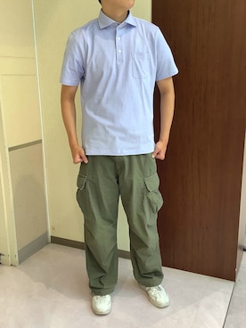 「ビジネススタイル」｜TOKYOSHIRTS札幌平岡店さん（メンズ・178cm）の夏コーディネート