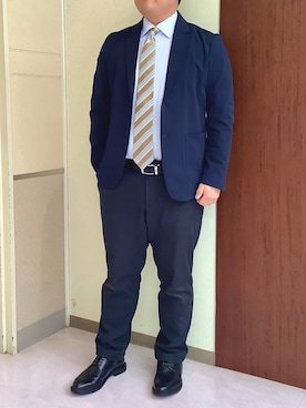 「東京シャツ」｜TOKYOSHIRTS札幌平岡店さん（メンズ・169cm）の春コーディネート