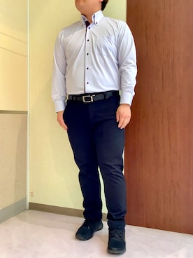 「東京シャツ」｜TOKYOSHIRTS札幌平岡店さん（メンズ・179cm）の春コーディネート