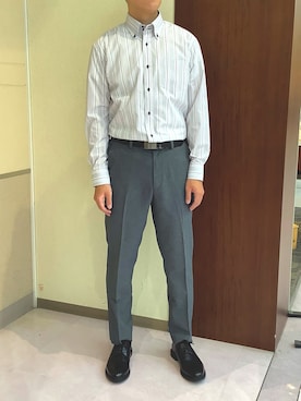 「ビジネススタイル」｜TOKYOSHIRTS札幌平岡店さん（メンズ・178cm）の夏コーディネート