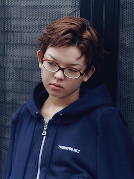 「アイテム（メガネ、その他）」を使った、TIJN さん（レディース・160cm）の秋コーディネート