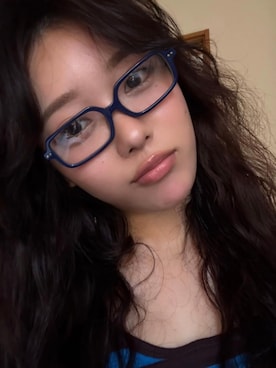 「アイテム（メガネ、ブルー系）」を使った、TIJN さん（レディース・160cm）の夏コーディネート