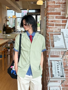 「ミントグリーン」｜TIJN さん（レディース・160cm）の秋コーディネート