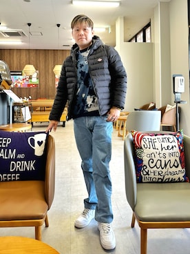 「DANTON（ダントン）のアイテム」を使った、Takashi Satoさん（メンズ・177cm）の冬コーディネート