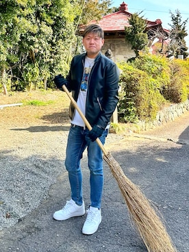 「TAKEO KIKUCHI（タケオキクチ）のアイテム」を使った、Takashi Satoさん（メンズ・177cm）の春コーディネート