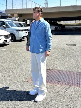 「BAYFLOW（ベイフロー）のアイテム」を使った、Takashi Satoさん（メンズ・177cm）の春コーディネート