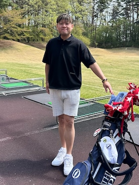 「BAYFLOW（ベイフロー）のアイテム（トップス）」を使った、Takashi Satoさん（メンズ・177cm）の春コーディネート