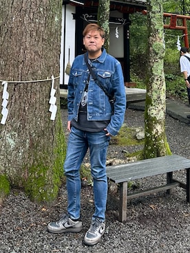 「BAYFLOW（ベイフロー）のアイテム」を使った、Takashi Satoさん（メンズ・177cm）の秋コーディネート