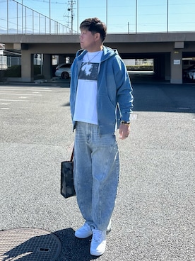 「BAYFLOW（ベイフロー）のアイテム」を使った、Takashi Satoさん（メンズ・177cm）の春コーディネート