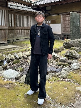 「AZUL（アズール）のアイテム」を使った、Takashi Satoさん（メンズ・177cm）の春コーディネート