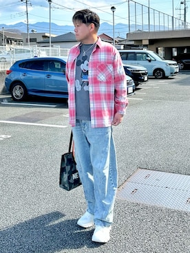 「BAYFLOW（ベイフロー）のアイテム」を使った、Takashi Satoさん（メンズ・177cm）の春コーディネート