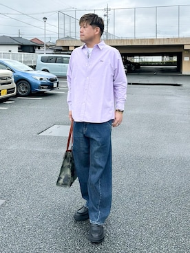 「BAYFLOW（ベイフロー）のアイテム」を使った、Takashi Satoさん（メンズ・177cm）の春コーディネート