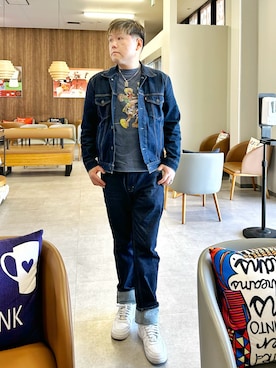 「Levi's（リーバイス）のアイテム」を使った、Takashi Satoさん（メンズ・177cm）の春コーディネート