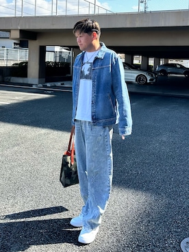 「BAYFLOW（ベイフロー）のアイテム」を使った、Takashi Satoさん（メンズ・177cm）の春コーディネート