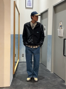 「アイテム（帽子）」を使った、yoshimitsu6さん（メンズ・181cm）の秋コーディネート