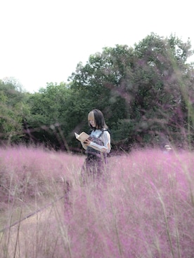 「アイテム（キャミソール）」を使った、朝日asahiさん（レディース・163cm・10代）の秋コーディネート