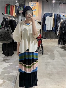 「アイテム（ワンピース/ドレス）」を使った、朝日asahiさん（レディース・163cm・10代）の秋コーディネート