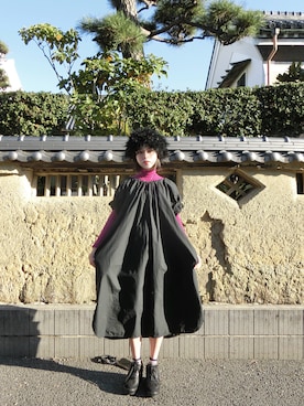 「アイテム（シューズ）」を使った、朝日asahiさん（レディース・163cm・10代）の秋コーディネート