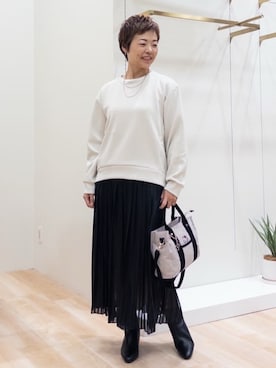 「ハローキティコラボ（ハローキティコラボ）のアイテム」を使った、rk03170613さん（レディース・161cm）の秋コーディネート
