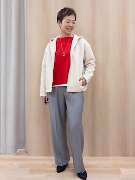 「Lee（リー）のアイテム（バッグ）」を使った、rk03170613さん（レディース・161cm）の冬コーディネート