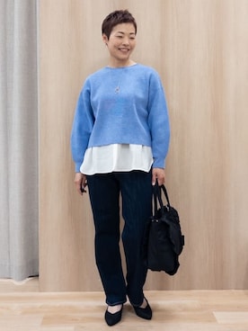 「Airpapel（エアパペル）のアイテム」を使った、rk03170613さん（レディース・161cm）の冬コーディネート