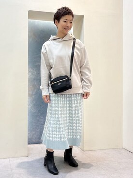 「Lee（リー）のアイテム（ショルダーバッグ）」を使った、rk03170613さん（レディース・161cm）の秋コーディネート