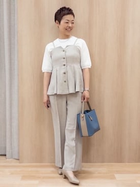 「grove（グローブ）のアイテム」を使った、rk03170613さん（レディース・161cm）の春コーディネート