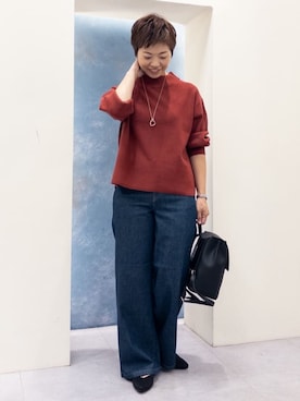 「SOMETHING（サムシング）のアイテム」を使った、rk03170613さん（レディース・161cm）の秋コーディネート