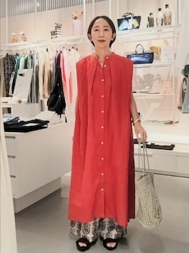 「PLAKTON（プラクトン）のアイテム」を使った、oobaooさん（レディース・152cm）の夏コーディネート