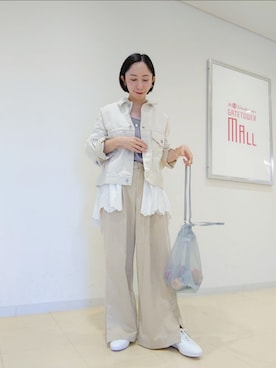 「アイテム（財布）」を使った、oobaooさん（レディース・152cm）の夏コーディネート