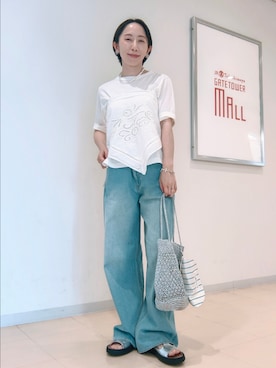 「collex（コレックス）のアイテム」を使った、oobaooさん（レディース・152cm）の夏コーディネート