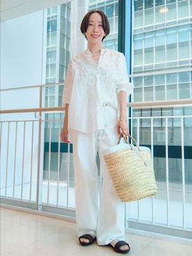 「collex（コレックス）のアイテム」を使った、oobaooさん（レディース・152cm）の夏コーディネート