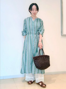 「collex（コレックス）のアイテム」を使った、oobaooさん（レディース・152cm）の夏コーディネート