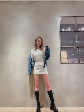「GYDA（ジェイダ）のアイテム（ジャケット/アウター）」を使った、yumikoさん（レディース・170cm）の冬コーディネート