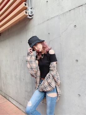 yumikoさん（レディース・170cm）の春コーディネート