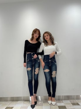 「GYDA（ジェイダ）のアイテム」を使った、yumikoさん（レディース・170cm）の秋コーディネート