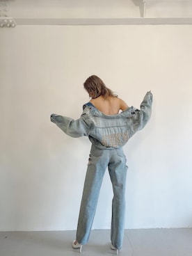 「GYDA（ジェイダ）のアイテム（ジャケット/アウター）」を使った、yumikoさん（レディース・170cm）の秋コーディネート